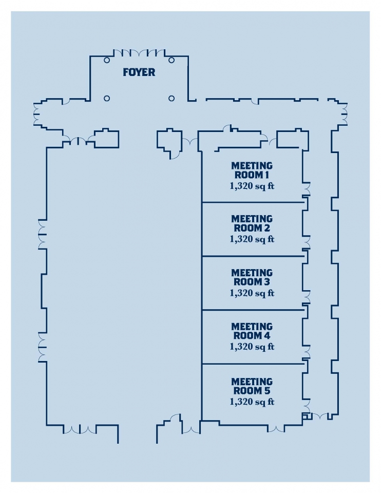 Event Space / Floor Plan The Harbor Center